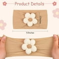 thumbnail image 3 of 5PCS Baby Flower Headbands Baby Girls Nylon Headbands Soft Hairbands Hair Accessories for Newborn Infant Toddler Kids, 3 of 6