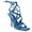 Medium Blue, variant on Nine West Womens Alanah 2 Faux Suede Strappy Pumps