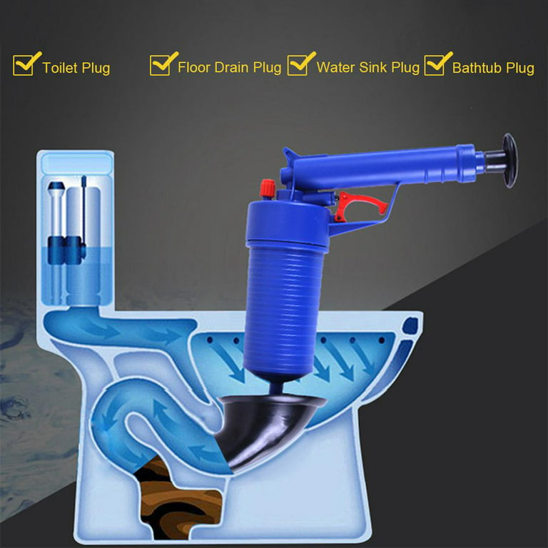 Powerful Kitchen Sink Plunger High Pressure Air Drain Blaster Dredge  Cleaner USA
