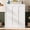 White+Solid Wood+MDF2, variant on HMYG Queen Size Bed Wall Bed with Shelves,White