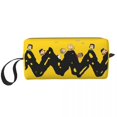 thumbnail image 1 of Neceser personalizado con diseño de Peanuts Charlie Brown Raking Leaves para mujer, estuche de maquillaje de gran capacidad, neceser de almacenamiento de artículos de belleza, 1 of 5