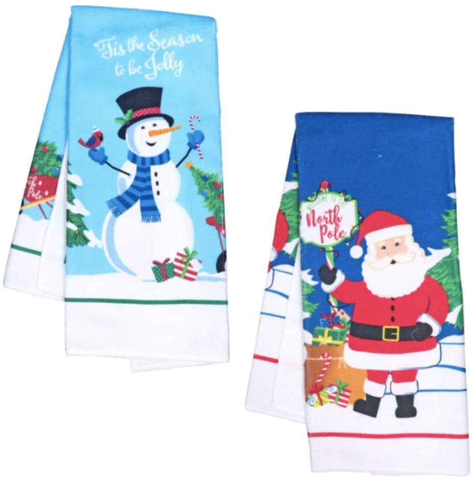 Details about  / Christmas Snowman Kitchen Hand Towel