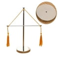 thumbnail image 2 of EeaseCA Office Desk Flag Rack Metal Table Flag Rack Telescopic Flagpole Flag Rack (Metal + Stainless Steel Base), 2 of 9