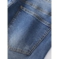 thumbnail image 6 of HAOMEILI Men's Skinny Jeans Casual Slim-fit Straight Printed Denim Pants, 6 of 6