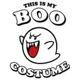 thumbnail image 2 of Boy's Nintendo Mario Boo Costume  Graphic Tee White Large, 2 of 5