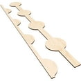 thumbnail image 6 of Ekena Millwork 47"H x 1/4"T Bridgeport Adjustable Wood Decorative Slat Wall Panel Kit, Birch (contains 11 Slats + 1 Straight Edge Starter Slat), 6 of 16
