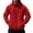 156#Red, variant on Hoodies for Men Casual Long Sleeve Full Zip Hooded Sweatshirts Fashion Athletic Workout Jackets with Multi Pockets Red 2XL