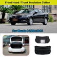 thumbnail image 2 of Car Trunk Front Hood Soundproof Cotton For Mazda 6 2004-2015, Cotton Sound Heat PET Pad Cover-2004-2015A set(hood+Tail cover)-black, 2 of 5