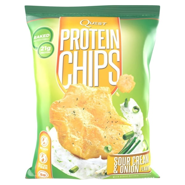 Quest Sour Cream and Onion Flavor Protein Chips 1 oz Bags Pack of 1