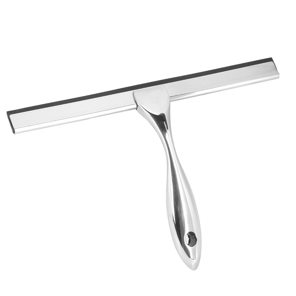 Ccdes Glass Scraper,Stainless Steel Glass Cleaner Window Wiper Bathroom
