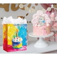 thumbnail image 2 of WaaHome Happy Birthday Gift Bag with Handle and Tissue Paper-11.5" Colorful Cupcake Large Birthday Gift Bag for Baby Girls Boys Kids Women Men Birthday Wrapping Paper Bags Birthday Party Favors, 2 of 7