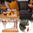 thumbnail image 1 of Riforla Machine à Coudre Squelette d'Halloween avec Yeux Rouges à DEL et Décoration Ornement de Bureau Beige 30,7x26,5x11 cm, 1 of 9
