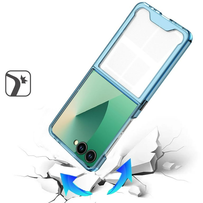 Flip7のカラビナ CrystalCush Flip 7,6,5,4 – Ultra-Slim Shockproof Airbag Case