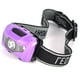 thumbnail image 2 of EeaseMX Linterna frontal impermeable de 120 lúmenes con 4 modos de iluminación para correr, senderismo, camping, lectura, pesca, caza y jogging (morado), 2 of 7