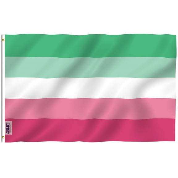 Anley 3 ft x 5 ft Abrosexual Pride Flag - Abrosexuality LGBT Flags Polyester