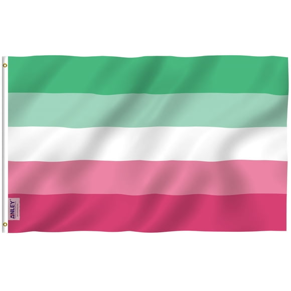 Anley Fly Breeze 3x5 Ft Abrosexual Pride Flag - Abrosexuality LGBT Flags Polyester