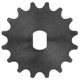 thumbnail image 1 of Rueda De Cadena 420 Modelo 16T, Rueda De Cadena De Motor Fácil De Instalar, Reemplazo Para Motor De Desaceleración De Corriente Continua De Imán Permanente ANGGREK EA2716, 1 of 8