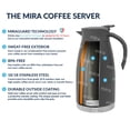 thumbnail image 7 of MIRA 50oz Stainless Steel Double Wall Thermal Coffee Carafe with Handle, Admiral Blue, 7 of 7
