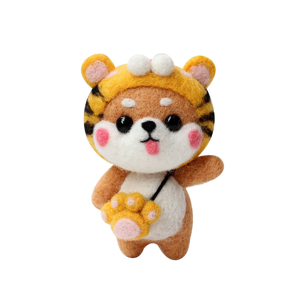 Fun Plush Doll DIY Needle Felting Kit Punch Needle Plush Material