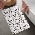 thumbnail image 2 of White Cow Moo Spot Pattern Bathroom Rugs Mat,Non Slip Microfiber Bathroom Rug,Rubber Backing,Soft Bathroom Mats for Bathroom Floor,Tub and Shower,20x32in(50x80cm), 2 of 5