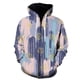 thumbnail image 1 of Sudadera con capucha con estampado 3D de grafiti para hombre, mujer y niño, ropa de calle informal con cremallera, 2024, 1 of 6