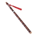 thumbnail image 4 of MERIGLARE Handmade Bitter Bamboo Flute Musical Woodwind Instrument F Key For Beginner, 4 of 9