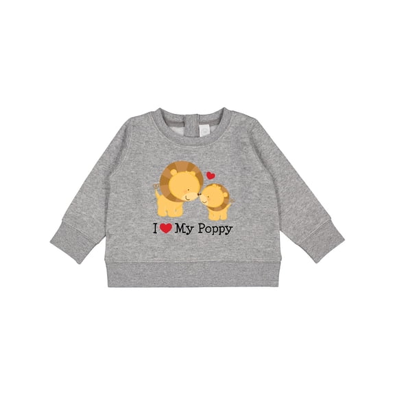 Inktastic I Love My Poppy Grandpa Baby Sweatshirt