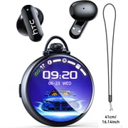 HTC NE71 Wireless Earbuds, Bluetooth Headphones 6.0 AI Language Translation Earbuds Ear buds with Lcd Display, IPX6 Waterproof in-Ear Earphones for Android iOS