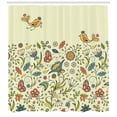 thumbnail image 3 of Ambesonne Flowers Shower Curtain, Flourishing Spring, 69"Wx75"L, Multicolor, 3 of 3