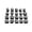 Black 20PC, variant on Numbered Pencil Toppers, Reusable Classroom Pencil Labels for Teachers, Tracking Markers 1-30 Supply Station Organization (Red)