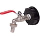 thumbnail image 1 of Grifo para tanque de 1000 l, grifo para recolección de agua de lluvia, adaptador para tanque IBC de 1/2", grifo doble para recolección de agua de lluvia, grifo de latón fabricado en PP,, 1 of 5