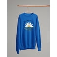 thumbnail image 3 of For A Reason Daisy Sweatshirt Women -Image by Shutterstock, Female Medium, 3 of 4