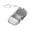 Color:grey, variant on Squeeze Wind Up Flashlights Torches Light Hand Press Crank Camping Lamp for Kids Adults Camping Emergencies Flashlights