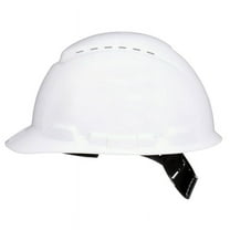 3M CHH-P-W12 Hard Hat 4-Point Suspension Polyethylene Shell White