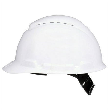 3m chh-p-w12 hard hat 4-point suspension polyethylene shell white