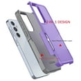 thumbnail image 3 of Samsung Galaxy A55 5G Case ,Sturdy Phone Case for Galaxy A55 2024 5G 6.6 inch ,Tekcoo Shockproof Protection Heavy Duty Armor Hard Plastic & Rubber Rugged Bumper 2-in-1 Case Cover -Purple, 3 of 8