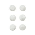 thumbnail image 2 of Offray White 1 1/2" Acrylic Yarn Pom Poms Ebellishments, 6 Count, 1 Package, 2 of 8