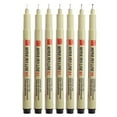thumbnail image 1 of Amdohai Fineliner Pens, Fineliner Pen, Waterproof, Black Ink, 7 Count, 1 of 8