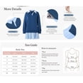 thumbnail image 6 of Long Sleeve Patchwork Women Collared V Neck Sweatshirt Dress, 6 of 6
