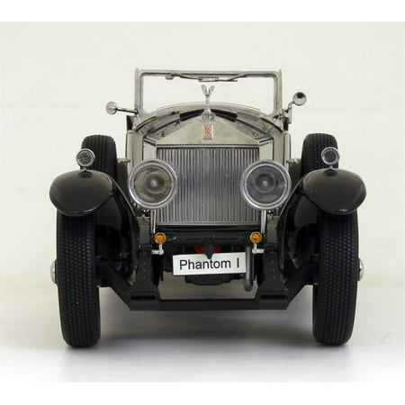Rolls Royce Phantom I in Black Model Car in 1:18 Scale by
