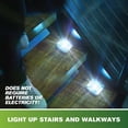 thumbnail image 7 of Bell+Howell Disk Lights Deluxe, Square Solar Outdoor Lights, Waterproof Solar Garden Lights, Auto On/Off Solar Powered Ground Lights, 8 LED Landscape Lighting for Patio, Deck, Pool, Garden -8 Pack, 7 of 7