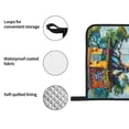 thumbnail image 4 of Sikiie Whimsical Treehouse Painting Oven Mitts and Pot Holders, Silicone Oven Gloves, Heat Resistant Oven Mitts 4Pcs Set, 4 of 6