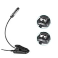 thumbnail image 1 of Lámpara de lectura con 16 LED y clip, recargable por USB, 9 modos de brillo y 3 temperaturas de color, con abrazadera de cuello flexible de 360° para cama y libros., 1 of 4