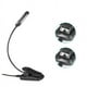 thumbnail image 1 of Lámpara de lectura con 16 LED y clip, recargable por USB, 9 modos de brillo y 3 temperaturas de color, con abrazadera de cuello flexible de 360° para cama y libros., 1 of 4