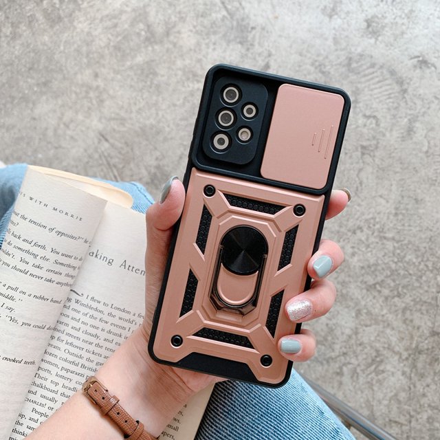 Samsung Galaxy A12 A22 A32 A72 A52 A02s A71 A51 A31 A11 hard phone case cover ring protect camera casing
