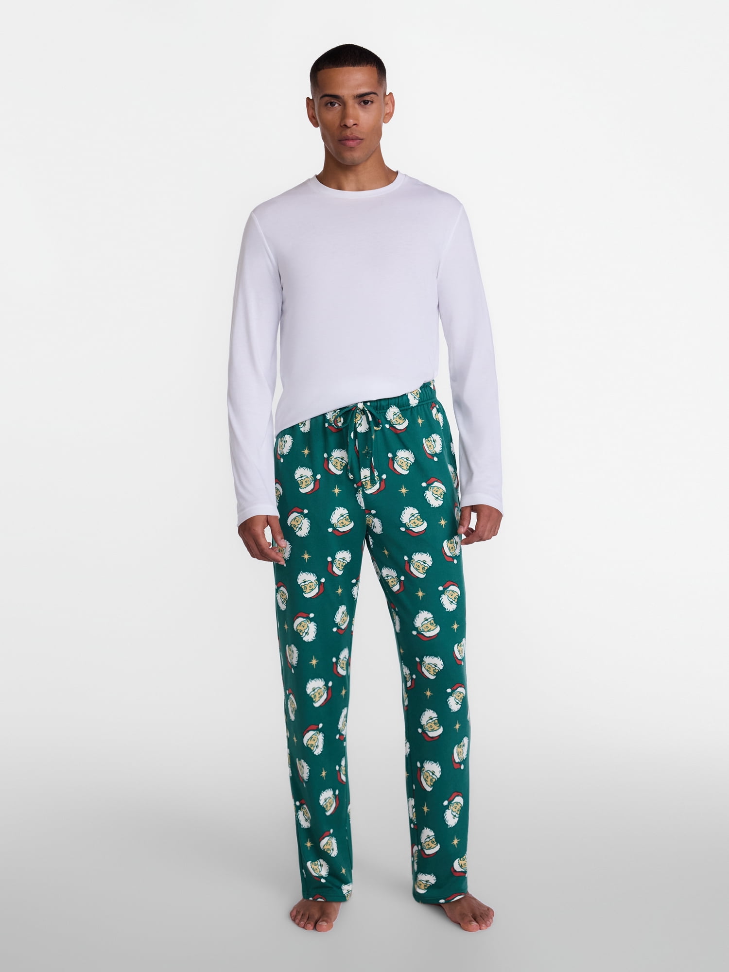 Men's Christmas Print Fleece Sleep Pants from Holiday Time, Sizes S-2XL