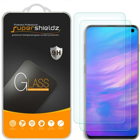 [2-Pack] Supershieldz for Samsung (Galaxy S10e) Tempered Glass Screen Protector, Anti-Scratch, Anti-Fingerprint, Bubble Free