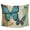 Turquoise, variant on Retro Teal Butterfly Large Tapestry for Bedroom Wall Hanging Tapestry, Summer Butterflies Vintage Ceiling Backdrop Tapestries Poster Blanket Wall Decor for Teens Room Living Room Dorm 86" x 104"