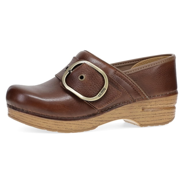 Zuecos para mujer Dansko Pearson marrones con soporte para el arco US 11.5-12