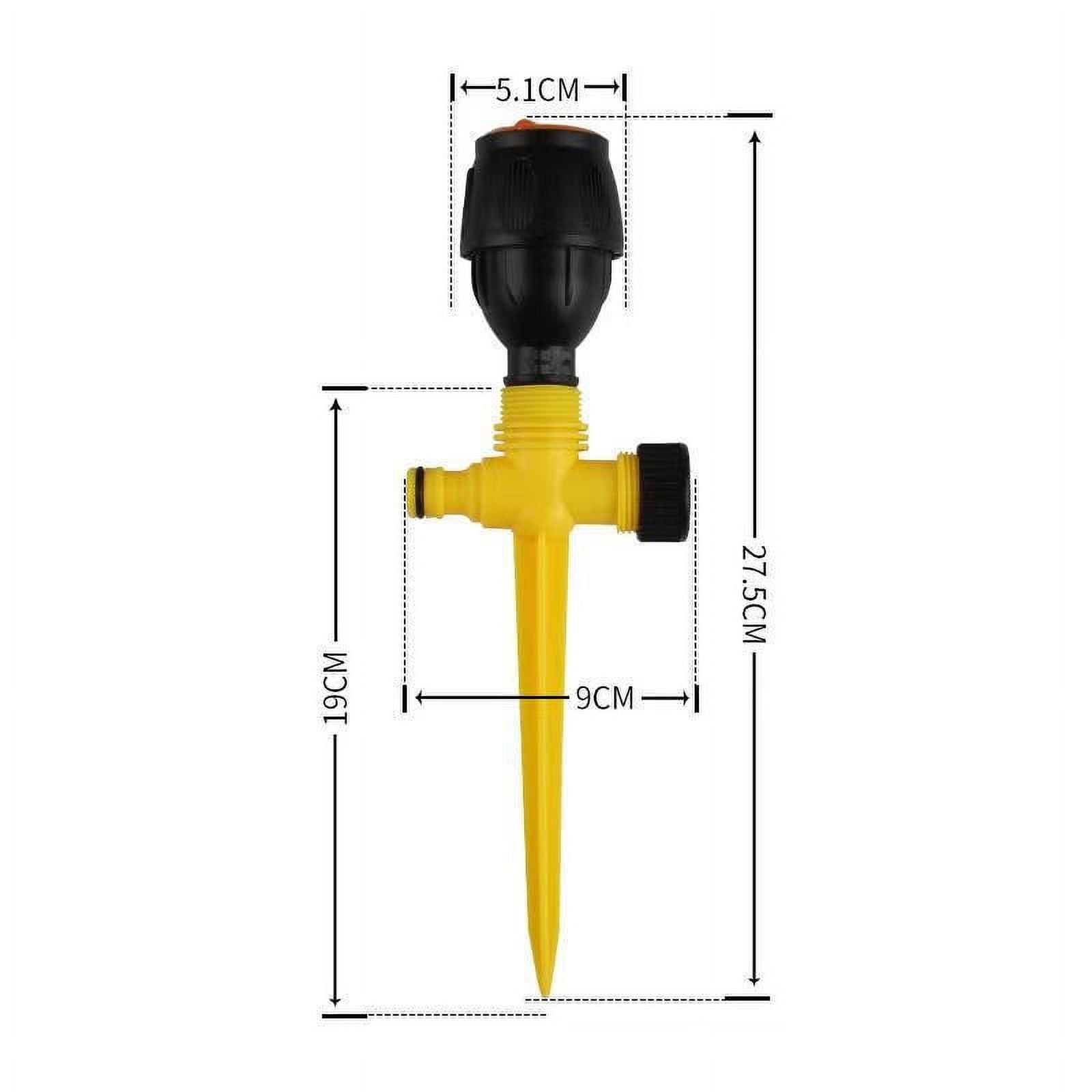 YUNAFFT 360° Rotating Auto Irrigation System Garden Lawn Sprinkler Grass Water Sprinkler System Garden Hose Sprinkler for Yard